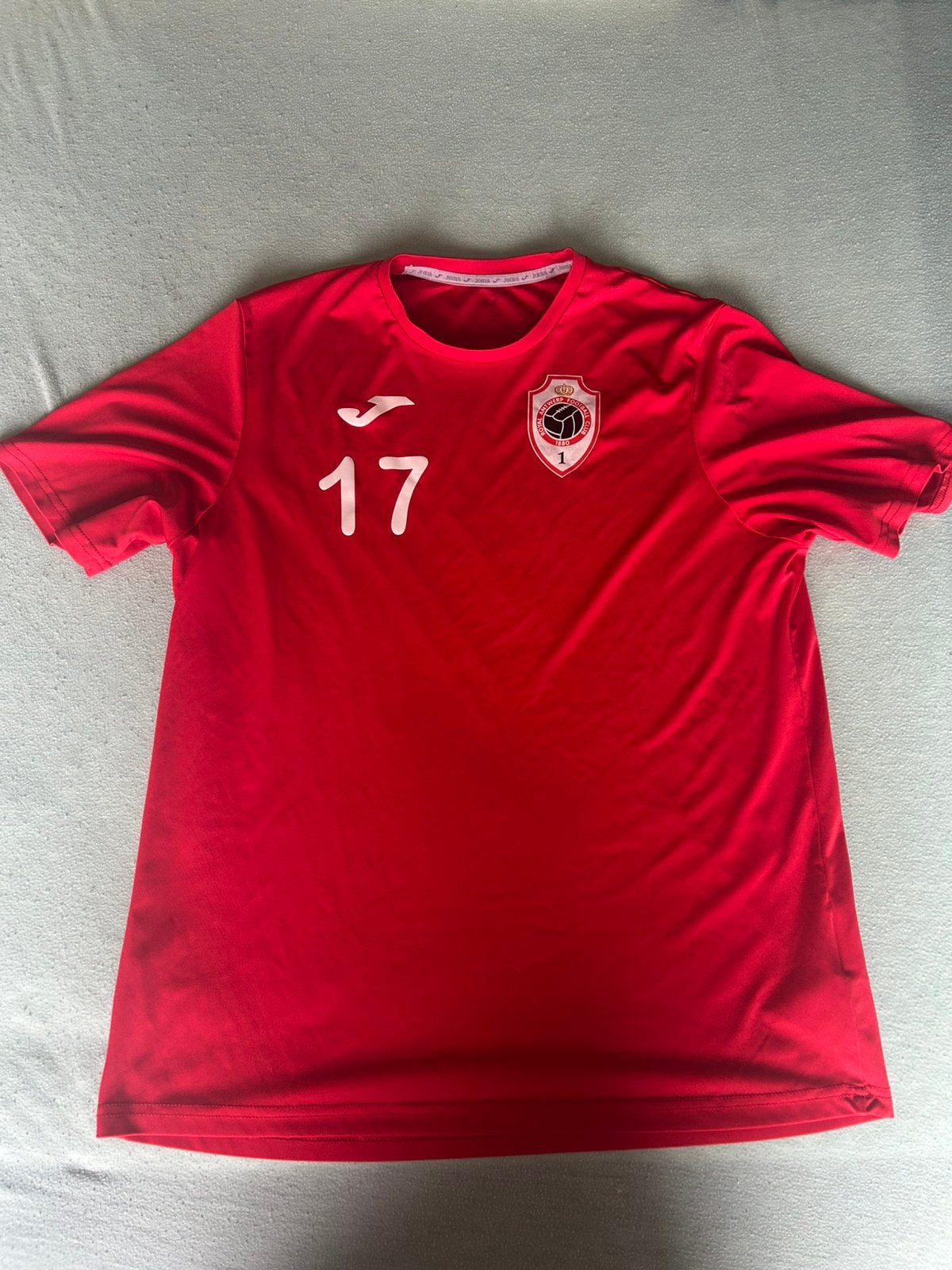 Opwarmshirt speler RAFC, Sport en Fitness, Maat L, Ophalen, Gebruikt, Shirt
