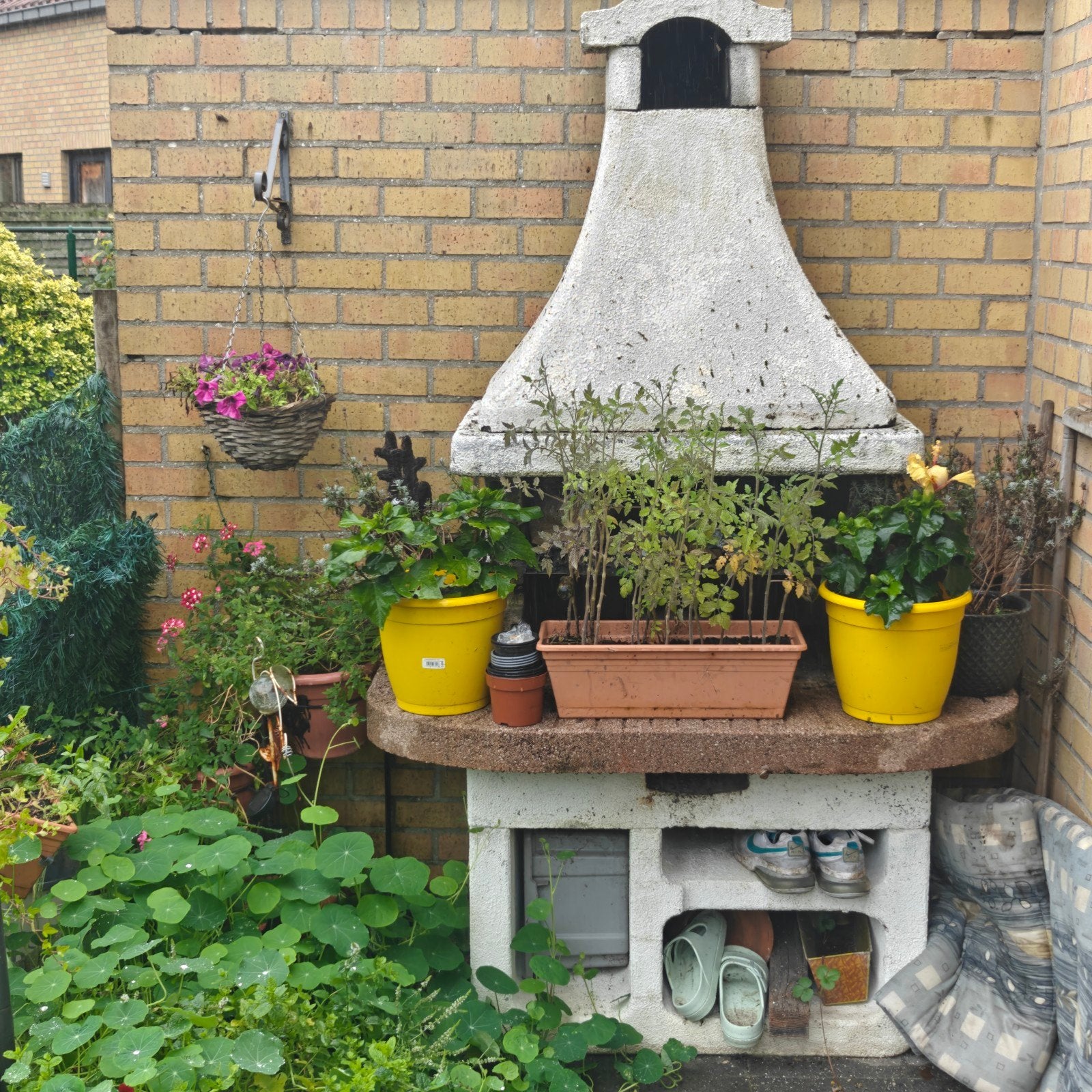 stenen barbecue, Tuin en Terras, Ophalen