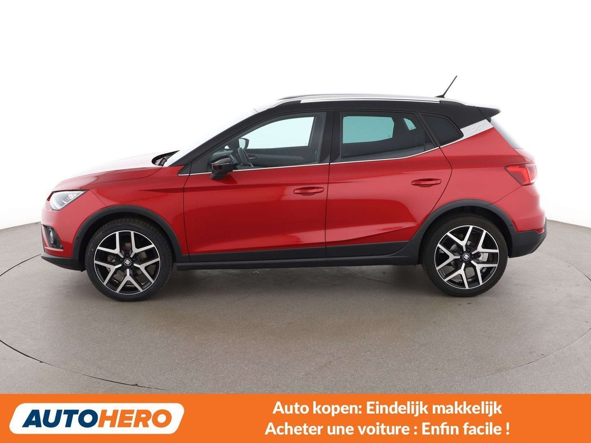 SEAT Arona 1.0 TSI FR (année de construction 2021), Autos, Seat, Rouge, Achat, 1210 kg, Noir