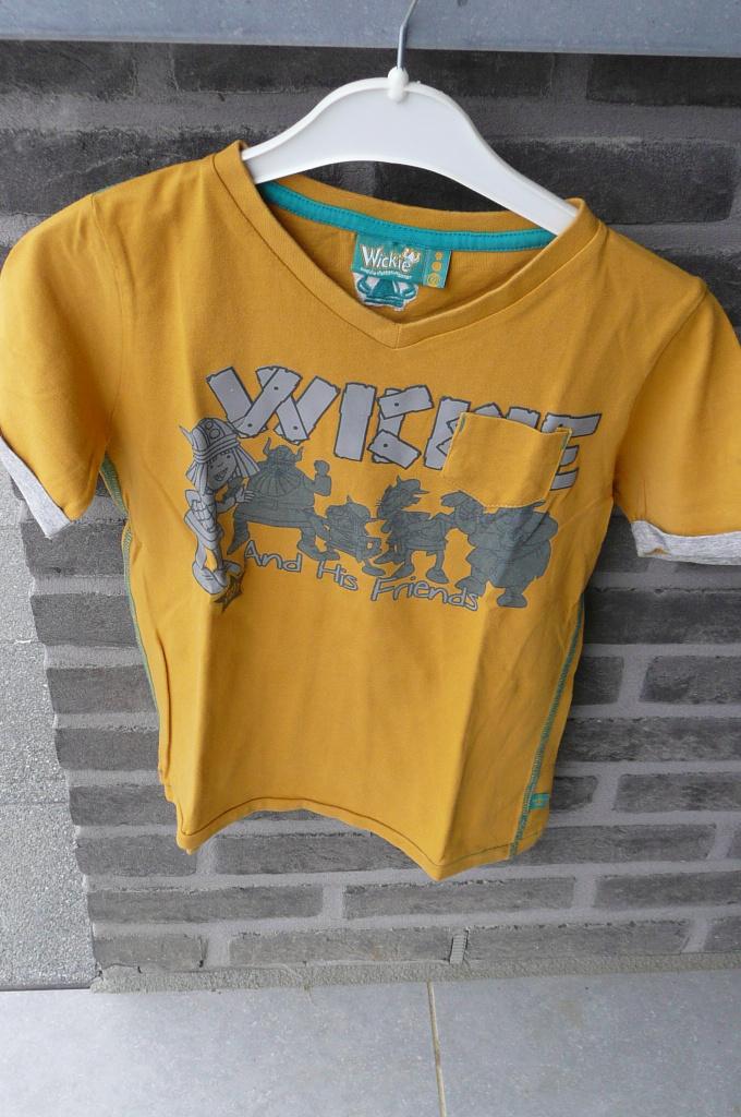 T-shirt Wickie The Viking JBC (K316), Kinderen en Baby's, Kinderkleding | Maat 128, Ophalen of Verzenden, Zo goed als nieuw, Shirt of Longsleeve