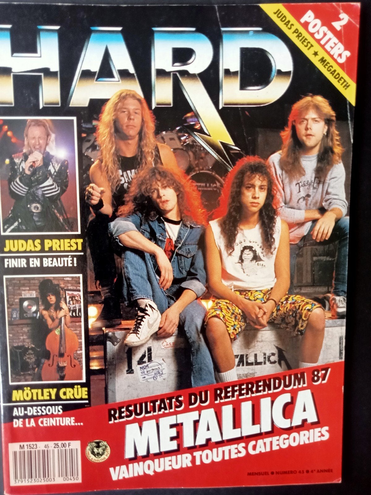 Metallica, Hard Frans tijdschrift 1988