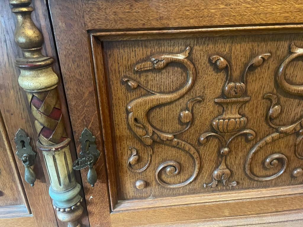 2 Houten kasten, Antiek en Kunst, Ophalen