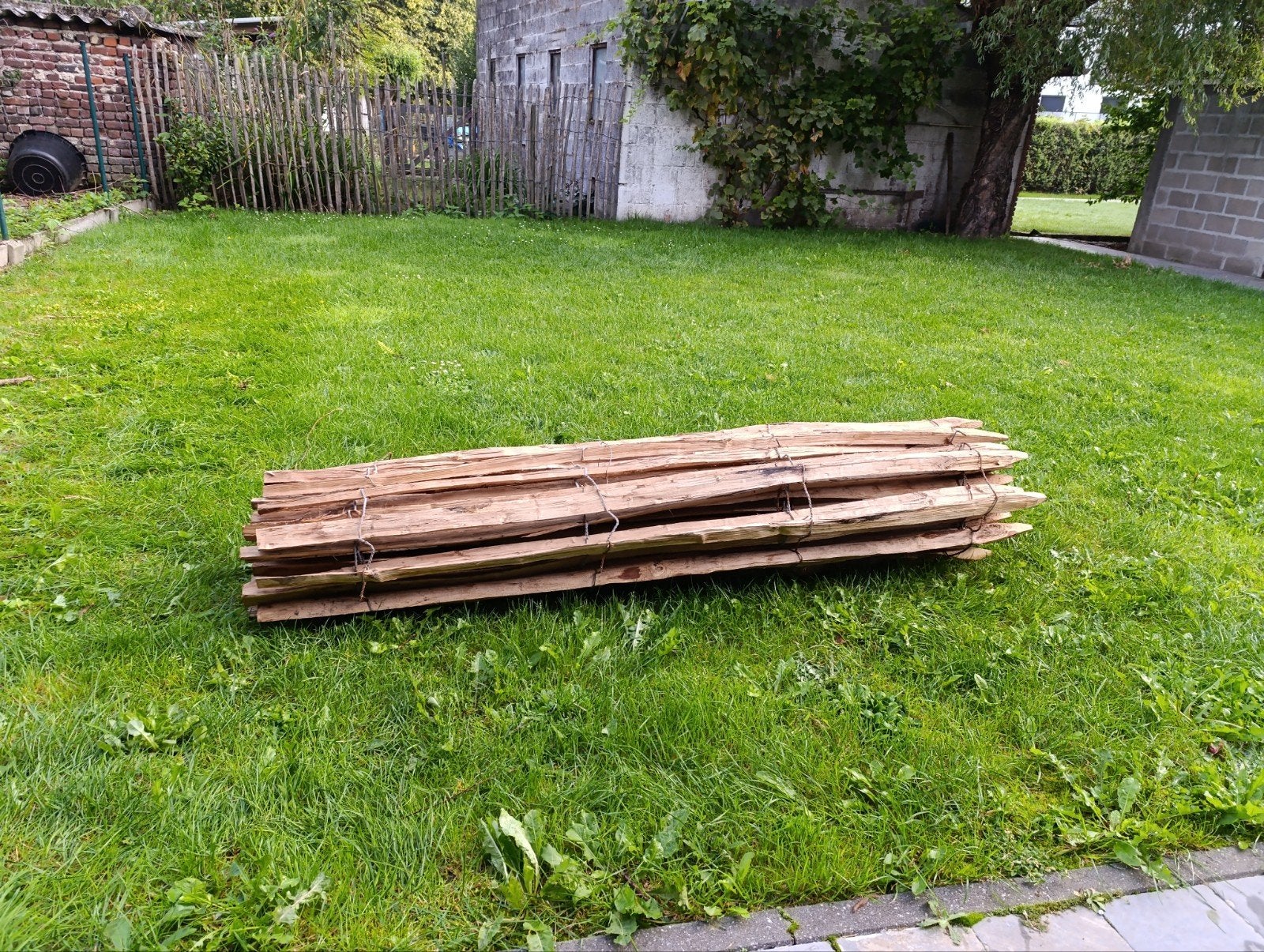 kastanje omheining, Ophalen, Nieuw, Hout, Tuinhek
