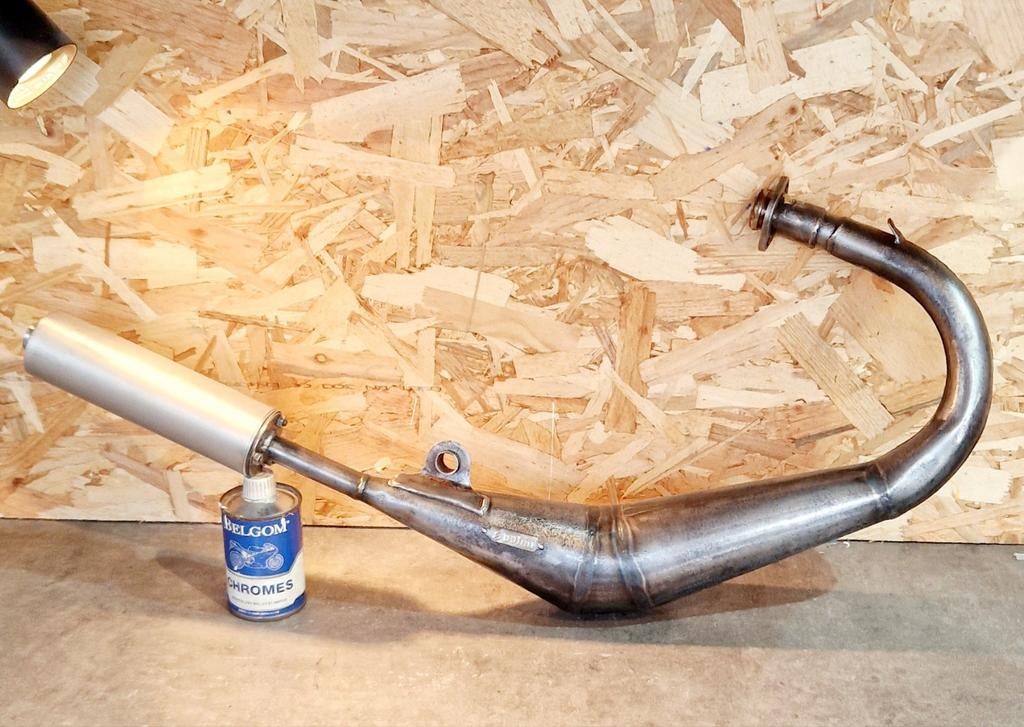 Pot échappement Polini Evolution Derbi (70cc) 70cc-80cc, Envoi, Utilisé, Pot d'échappement, Polini