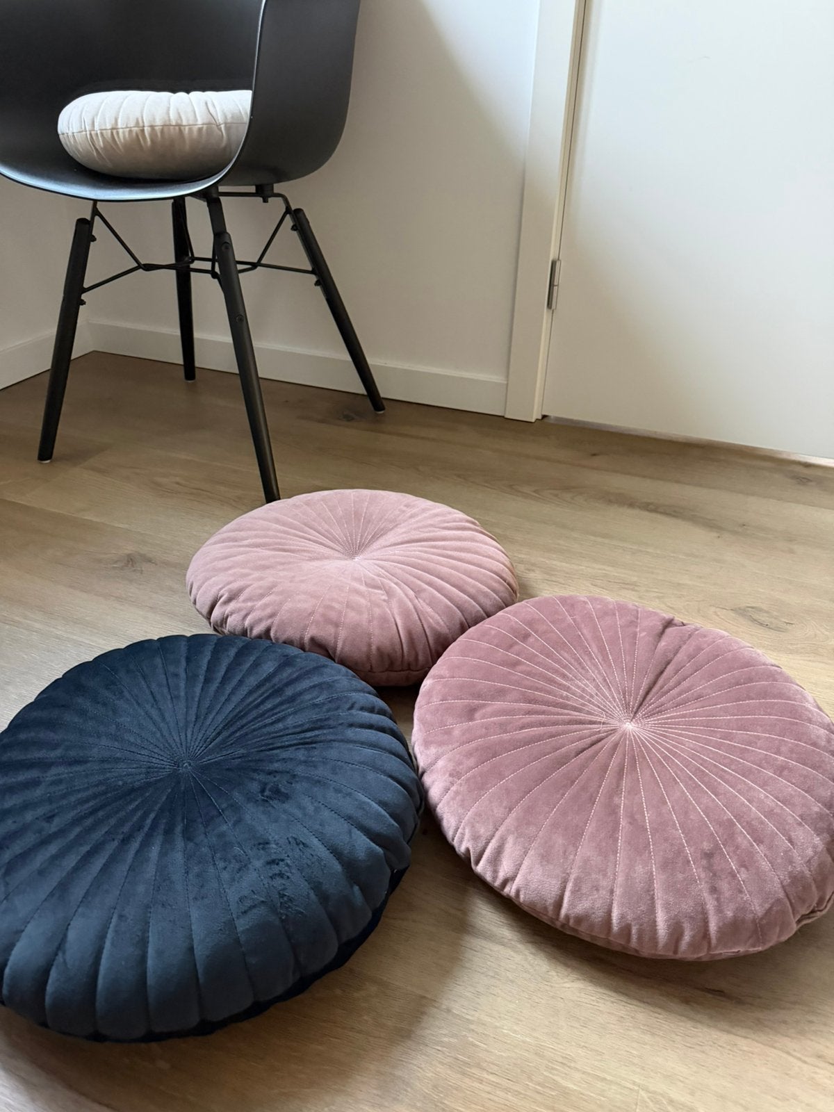 Decoratieve kussen rond apart of samen, Enlèvement, Comme neuf, Rond