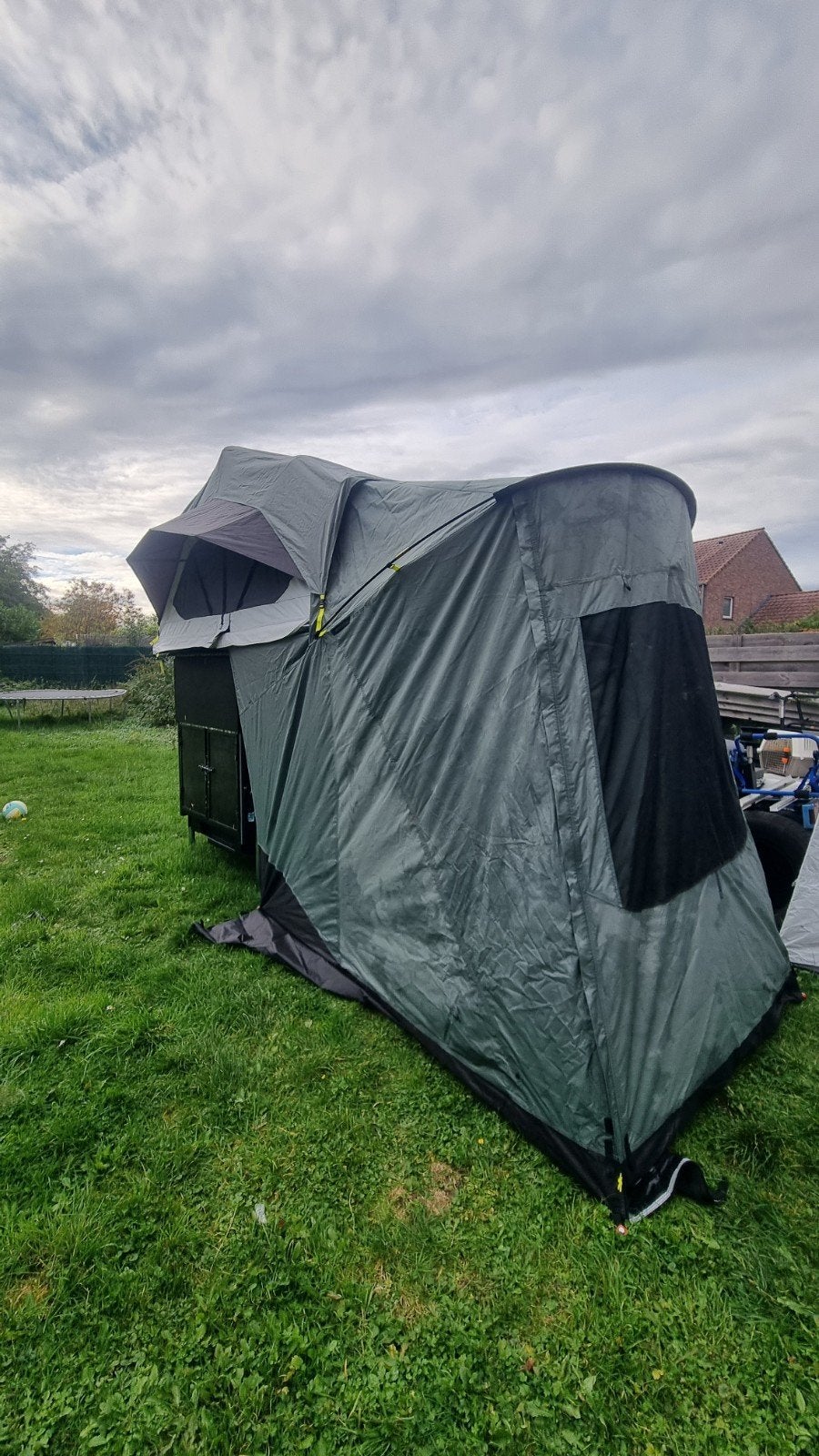 remorque camping, Ophalen