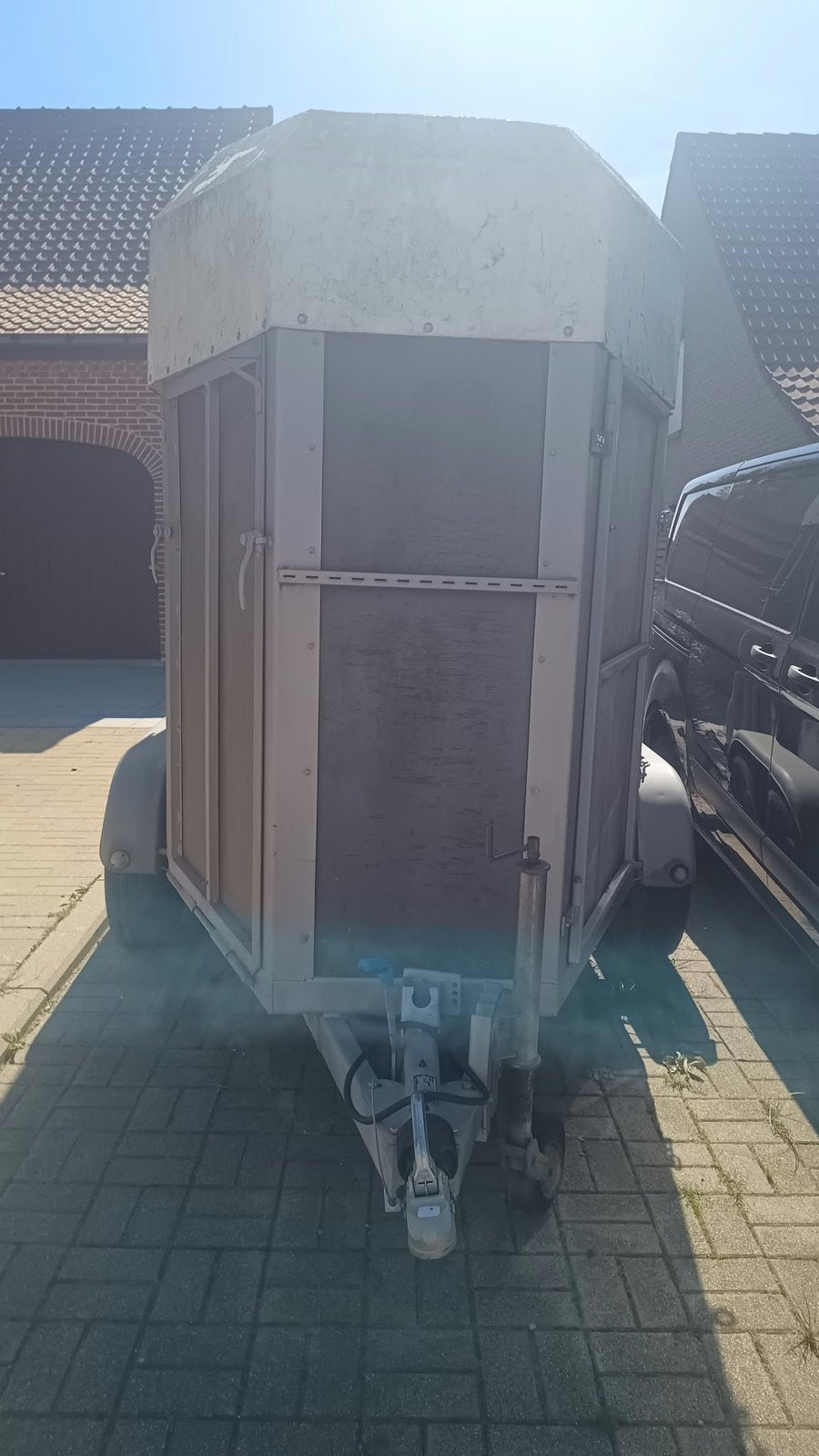 Paardentrailer - goed onderhouden, Dieren en Toebehoren, Ophalen, Gebruikt, Hout, 2-paards trailer