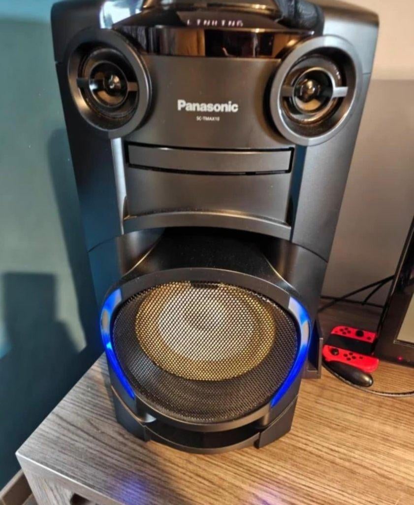Panasonic Boombox Cd 300W RMS, Ophalen, Zo goed als nieuw, 120 watt of meer, Subwoofer