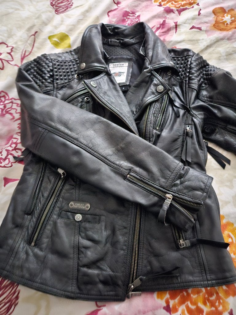 Blouson moto femme harley davidson, Motos, Autres types, Femmes, Harley Davidson, Enlèvement