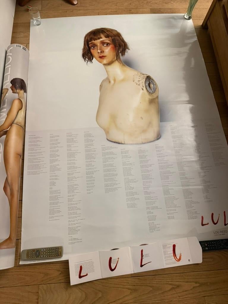 Poster et CD Lou Reed et Metallica pour collectionneurs LULU, CD & DVD, CD | Rock, Enlèvement ou Envoi, Comme neuf, Chanteur-compositeur