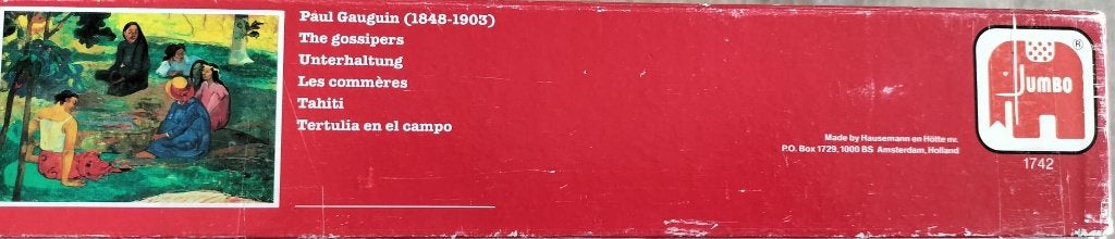 Puzzel van 2000 stukjes, schilderij van P. Gauguin, Ophalen of Verzenden, Meer dan 1500 stukjes, Gebruikt, Legpuzzel
