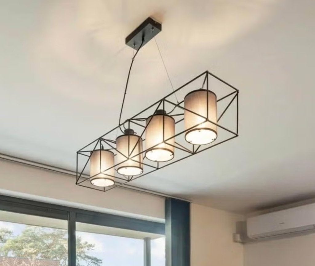 Plafondlamp Coco Maison - inclusief LED sierlampen, Enlèvement, Utilisé, Métal, Industrieel