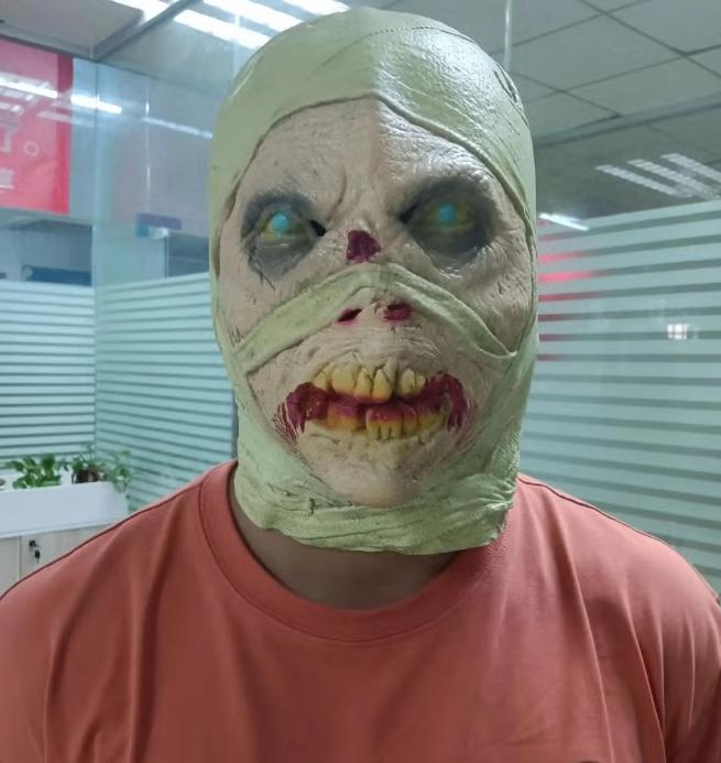 Masque d'horreur intégral en latex pour maman, Envoi, Neuf