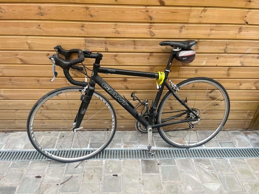 koersfiets Giant, Fietsen en Brommers, Ophalen, Gebruikt, Heren, Aluminium