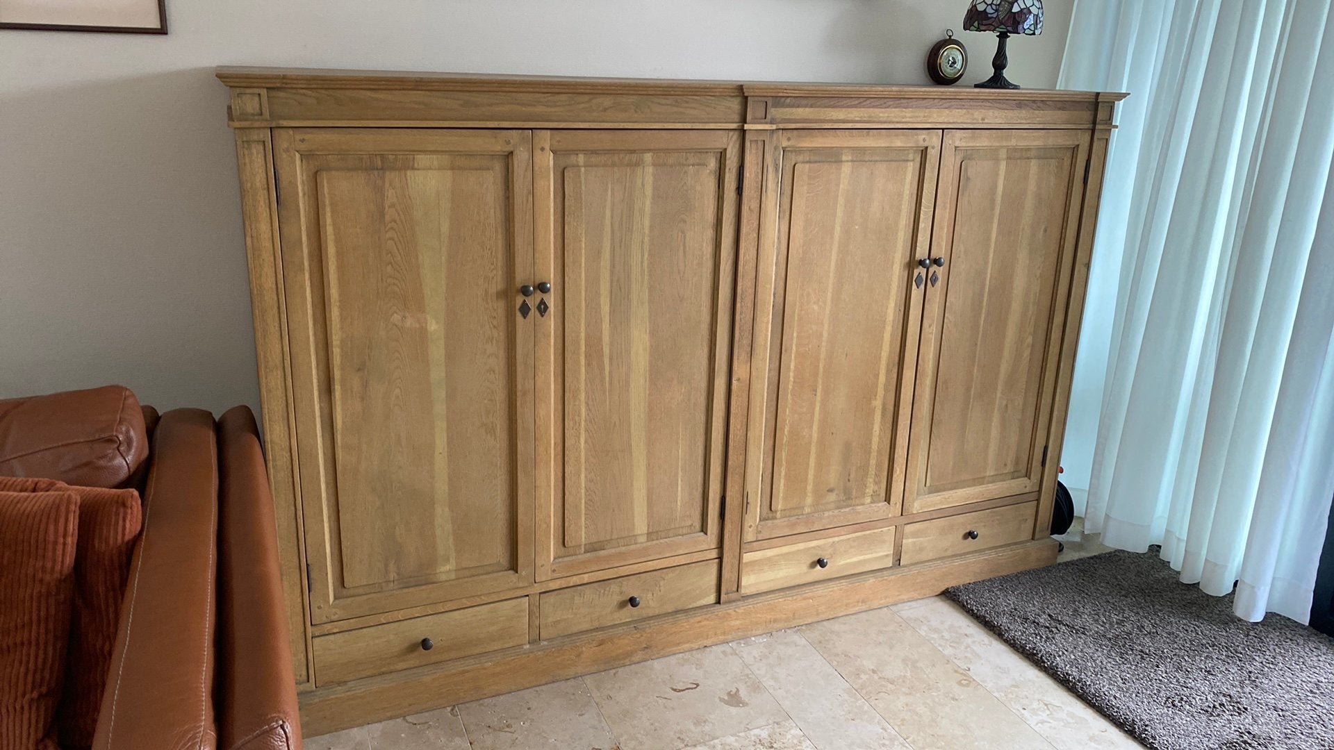 Dressoir vol eik., Huis en Inrichting, Kasten | Dressoirs, Ophalen, Gebruikt, Eikenhout, Landelijk