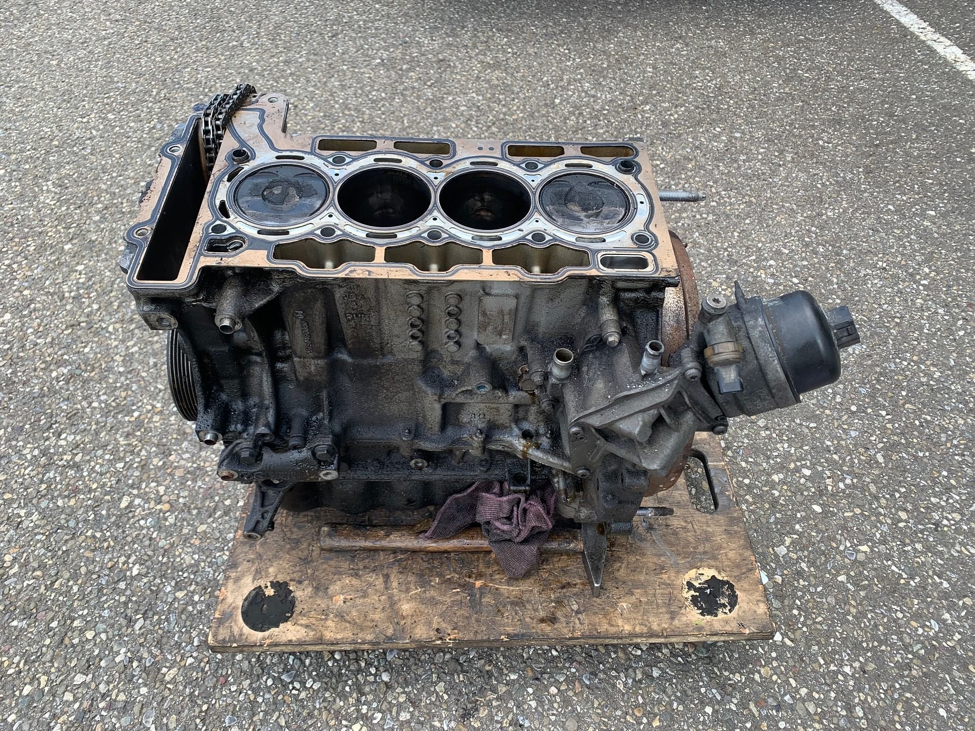 onderblok peugeot citroen 1.6 turbo THP motorblok V758456680, Gebruikt, Citroën, -, -
