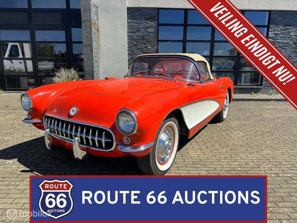 Chevrolet Corvette C1 | 1956 | Route 66 Auctions, Autos, Achat, Entreprise, Chevrolet, Boîte manuelle