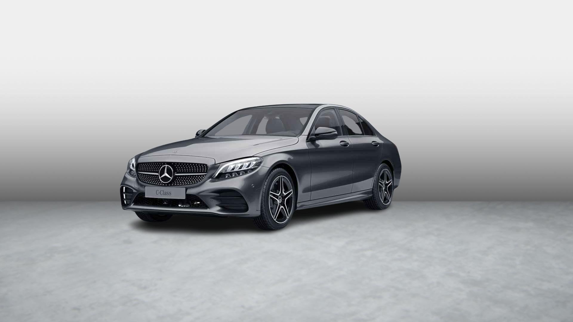 Mercedes-Benz C-Klasse 180 Berline AMG Line | Panoramisch Da, Autos, Argent ou Gris, Achat, 4 portes, 700 kg