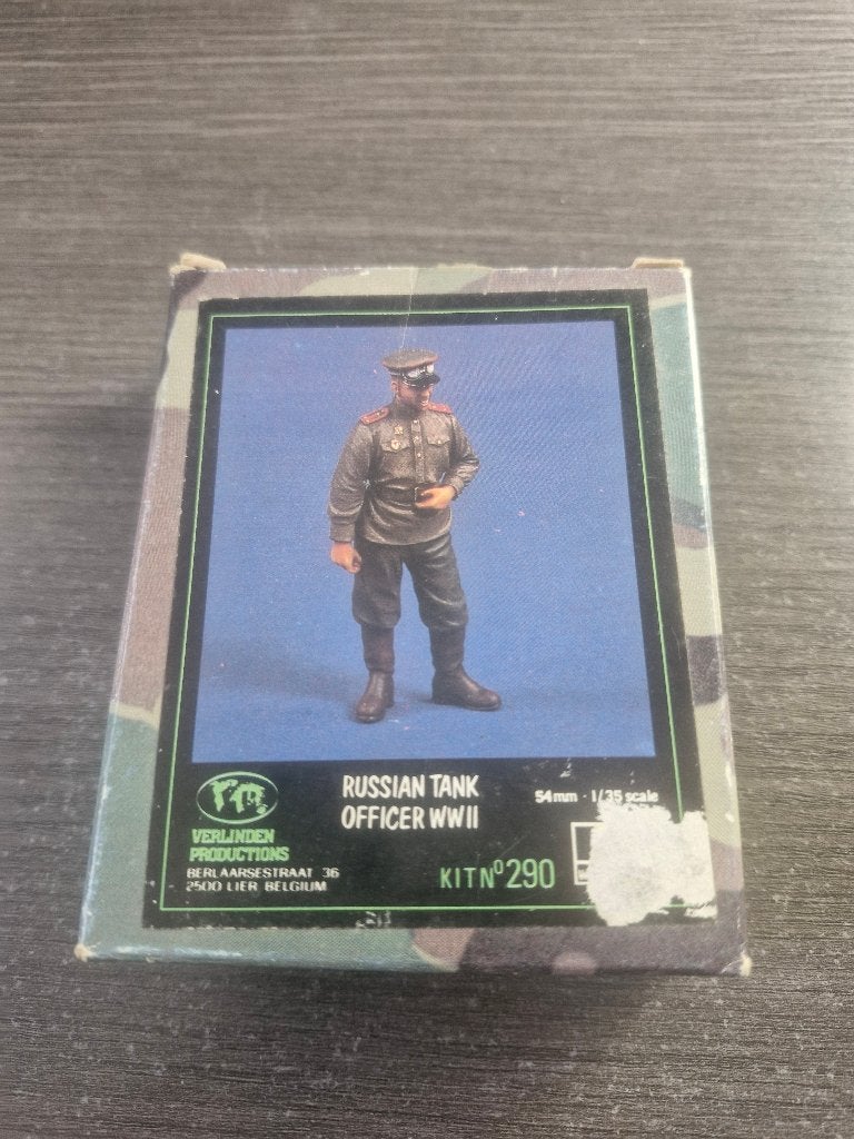 Verlinden 1/35 Russian Tank Officer WWII 1 fig., Ophalen of Verzenden, Nieuw, 1:35 tot 1:50, Figuur of Figuren