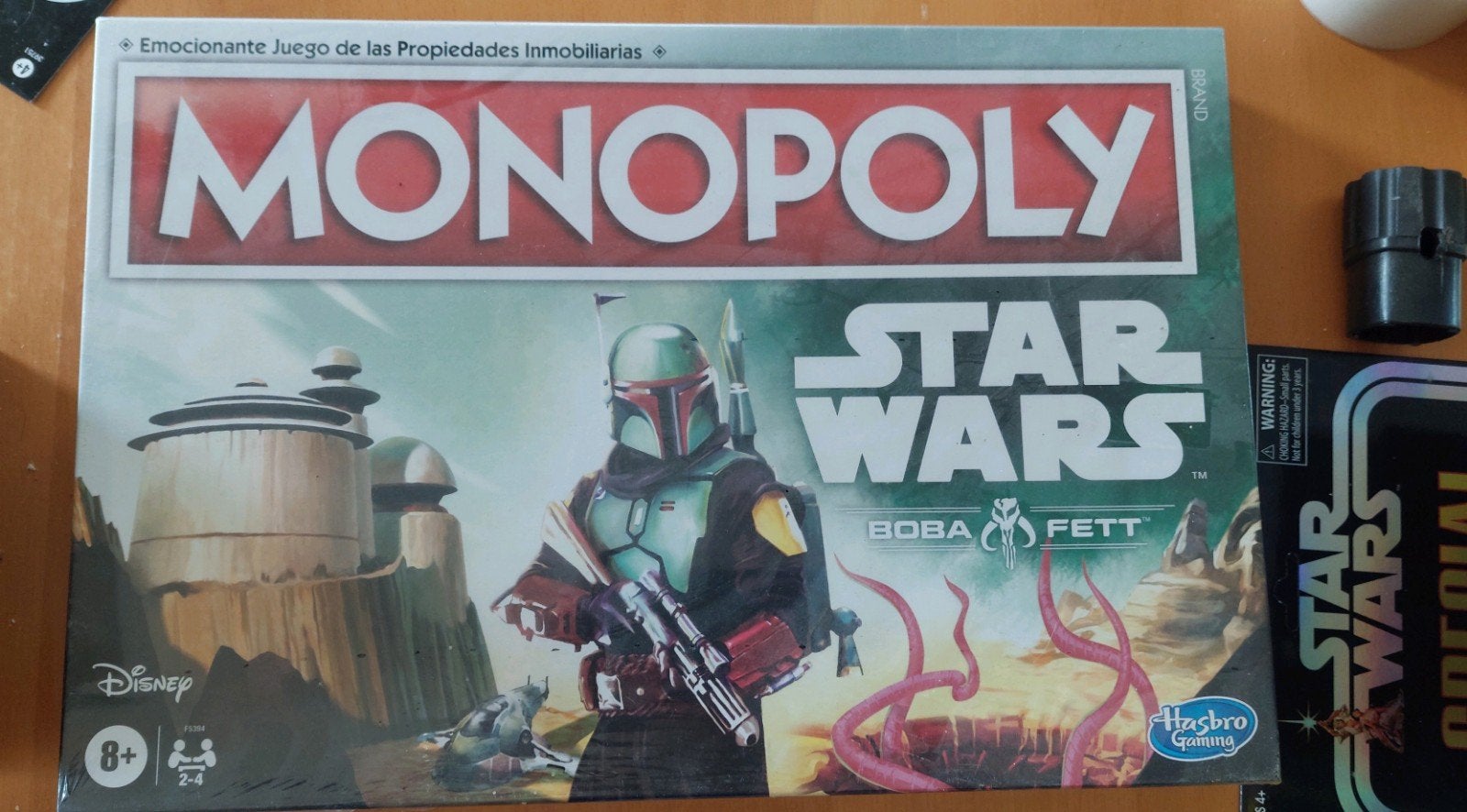 star wars monopoly Boba Fett - Spaanse versie, Collections, Neuf, Enlèvement ou Envoi, De entree 1, Info@hasbro.com