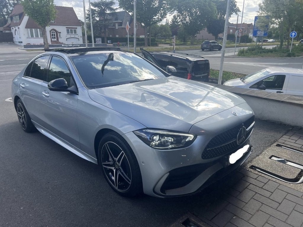 Mercedes C300e AMG Line – 2024–53 000 km–Garantie AVRIL 2028, Autos, Mercedes-Benz, Cuir, Argent ou Gris, Entreprise, Entretenue par le concessionnaire