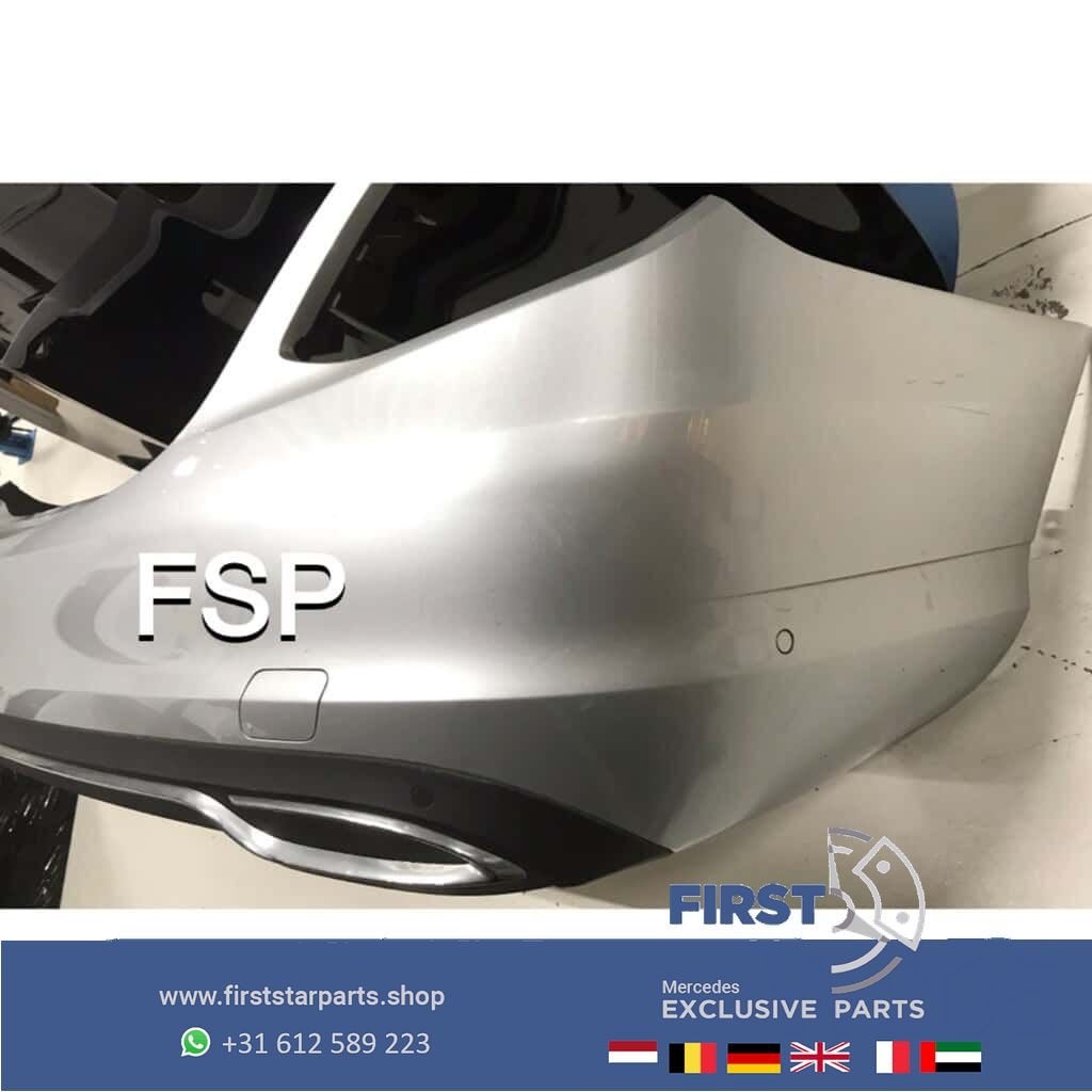 grijze W205 Achterbumper Mercedes C Klasse PDC 2019 originee, Gebruikt, -, Ophalen of Verzenden, Achter