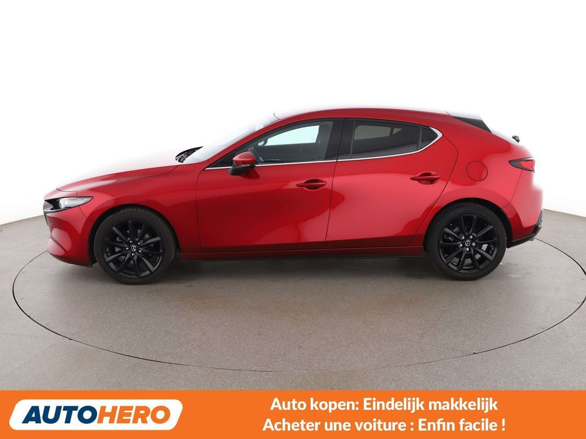 Mazda 3 2.0 Skyactiv-X Mild-Hybrid Exclusive-Line, Autos, Rouge, Achat, Euro 6, Ordinateur de bord