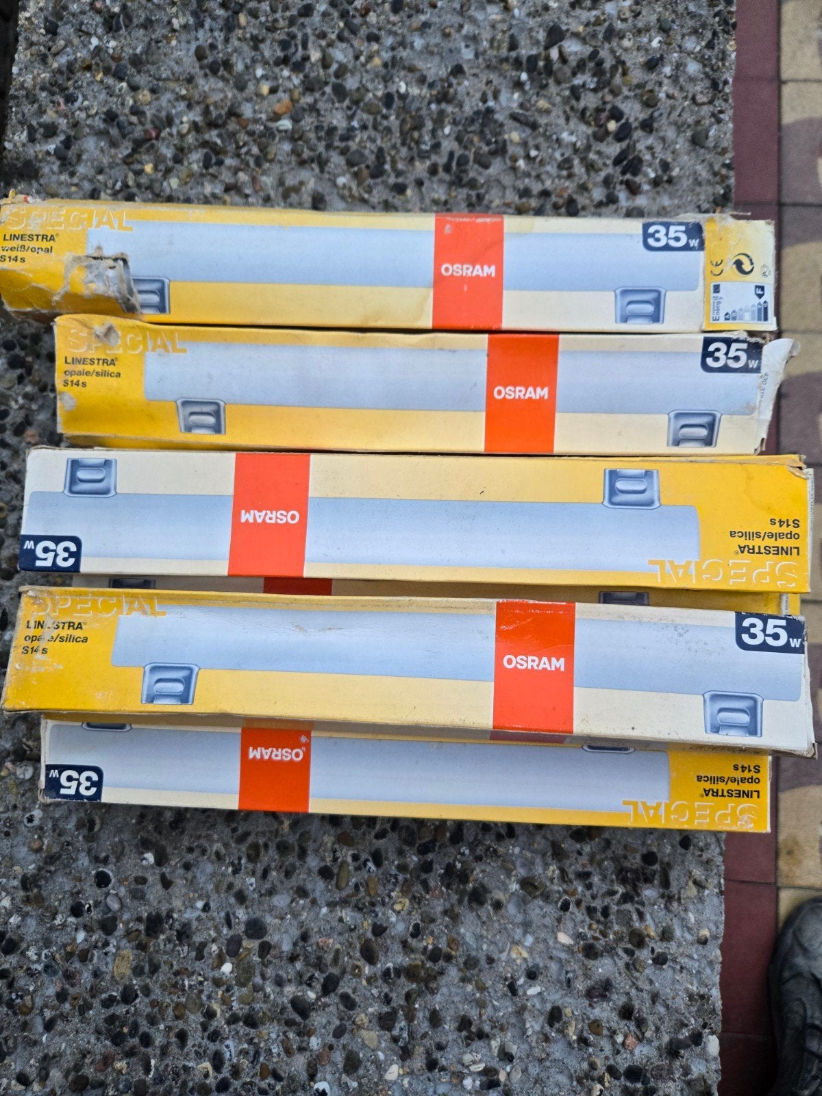 Osram Special Linestra 35W, S14s, opal, Lin 1603, Ophalen, Osram