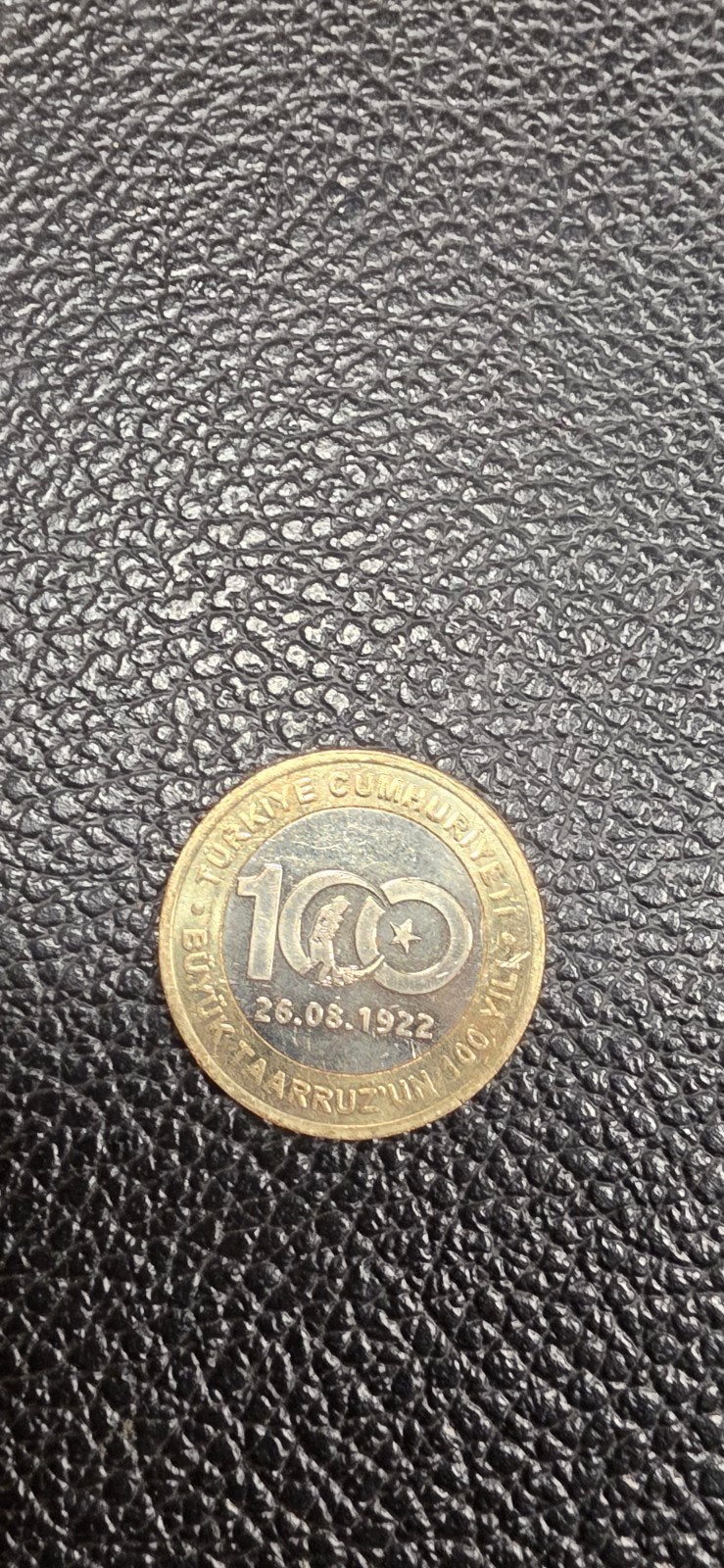 1#     Turkije 1 lira 2022 Great offensieve, Timbres & Monnaies, Monnaies | Asie, Enlèvement ou Envoi
