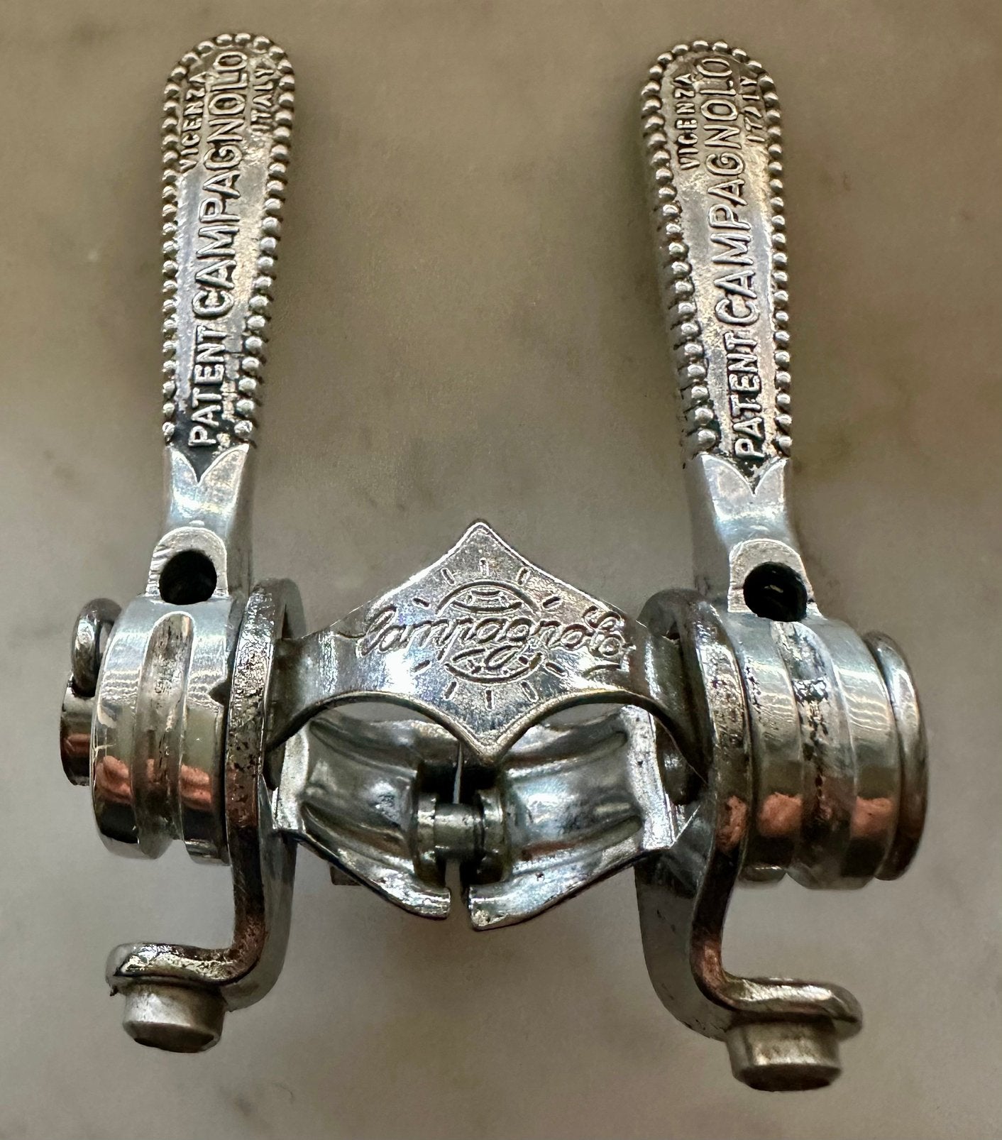 Campagnolo vintage klemband shifters, Fietsen en Brommers, Ophalen of Verzenden, Gebruikt