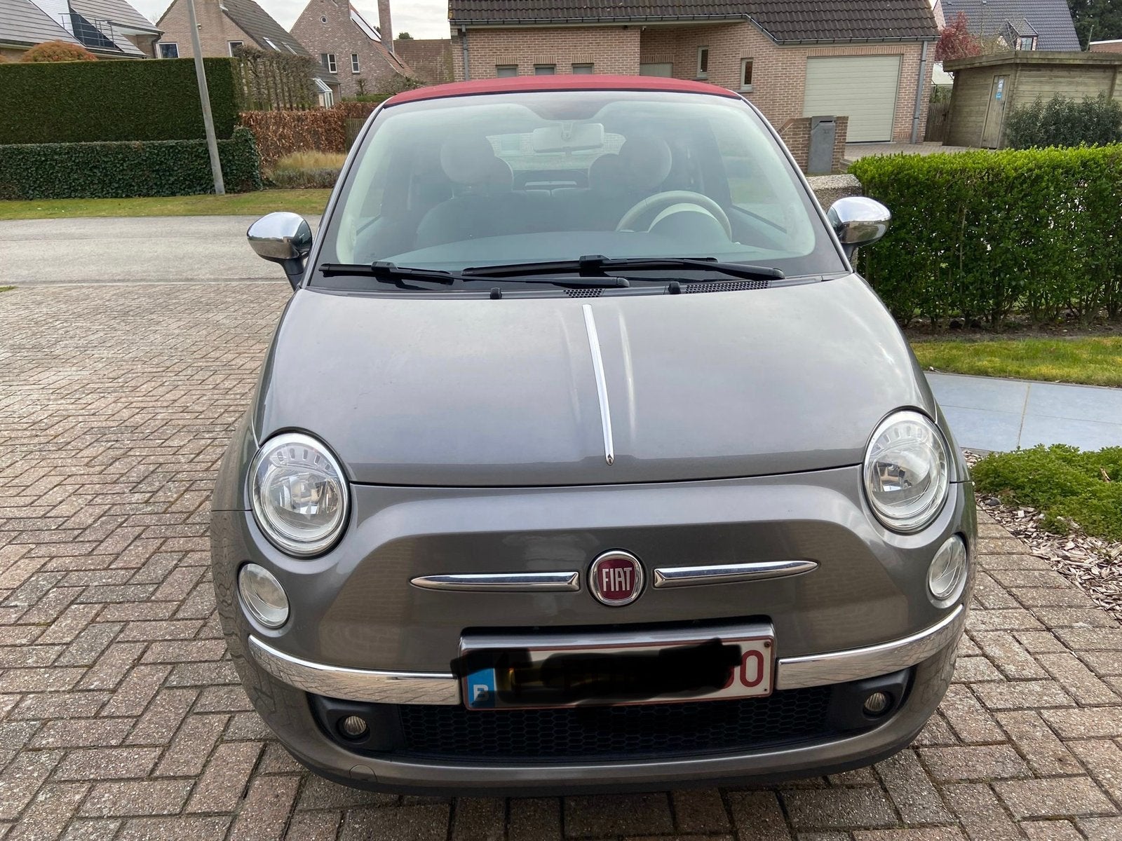 Fiat 500, Auto's, Fiat, Euro 5, Stof, Beige, Cabriolet