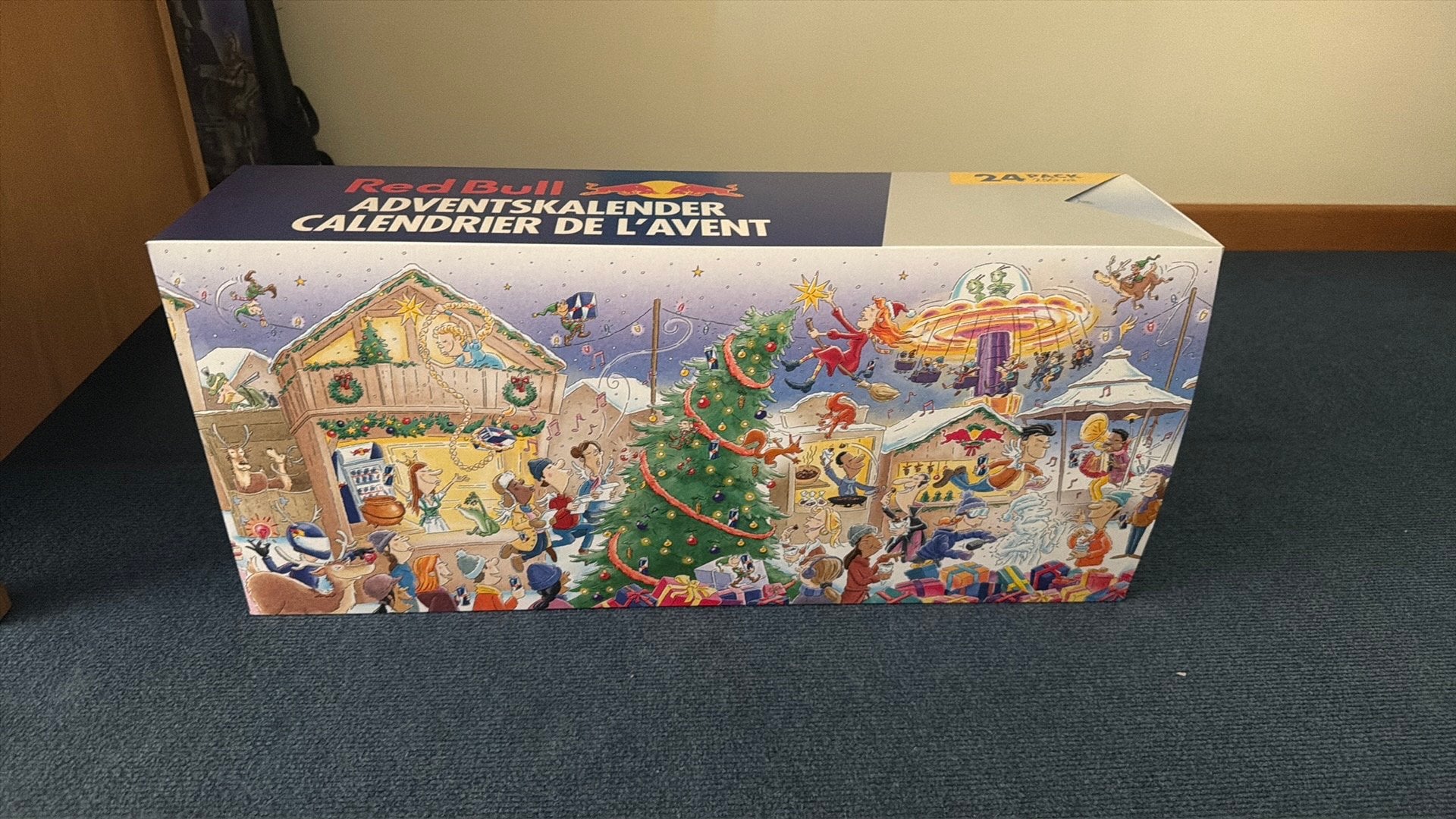 Adventkalender red bull 2025, Verzamelen, Ophalen, Zo goed als nieuw