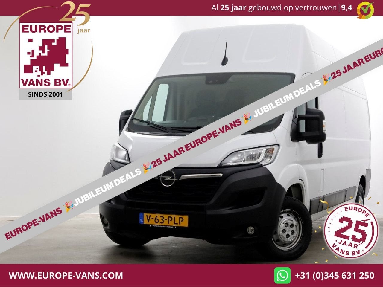 Opel Movano 2.2D 120pk L3H3 Edition Airco/Navi/Camera 02-202, Auto's, Bestelwagens en Lichte vracht, Wit, Bedrijf, Onderhoudsboekje