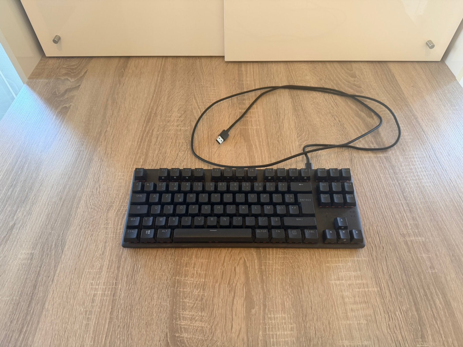 HyperX Alloy Origins Core mechanisch toetsenbord, Computers en Software, Gebruikt, Gaming toetsenbord, Azerty, Ophalen of Verzenden