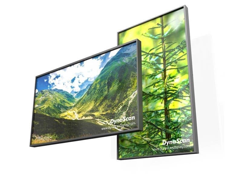 DYNASCAN 65" professioneel scherm + Vogel's stand -, 50 Hz, Zo goed als nieuw, 100 cm of meer, Full HD (1080p)