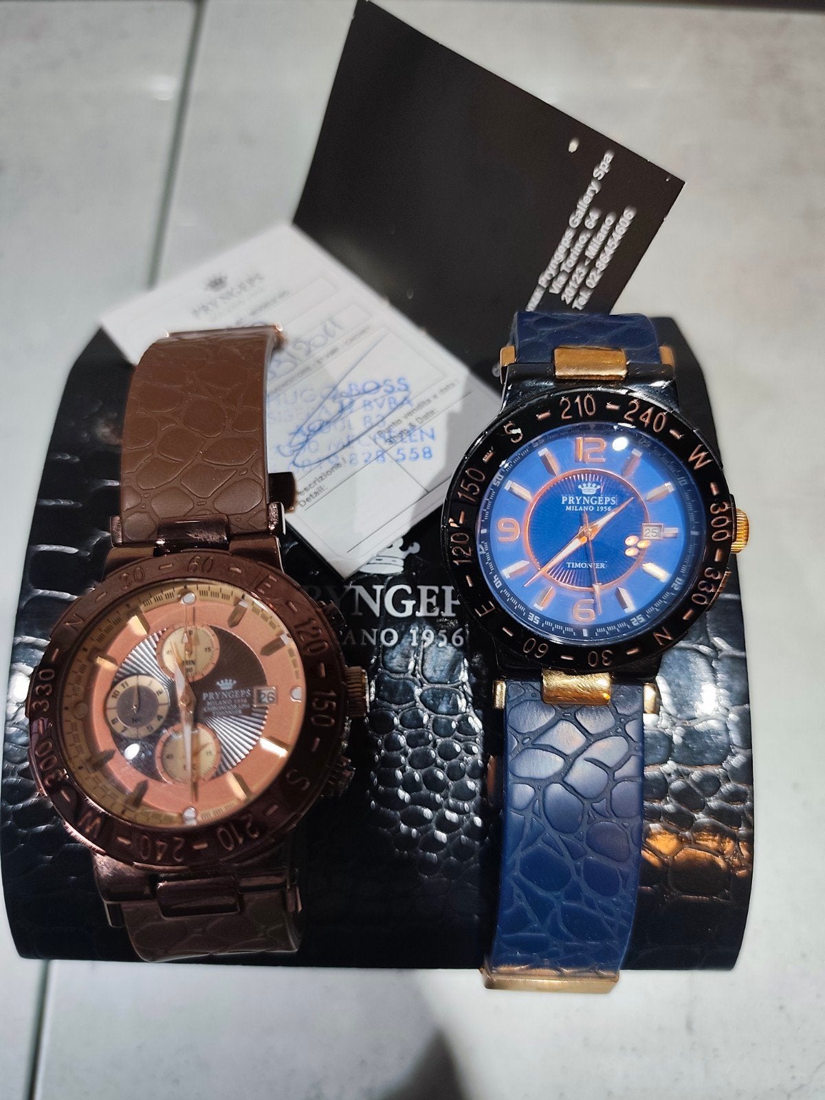 pryngeps horloges, Ophalen