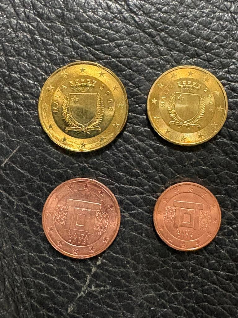 20, 10, 2 en 1 euorcent Malta 2008, Postzegels en Munten, Munten | Europa | Euromunten, Ophalen of Verzenden, Malta