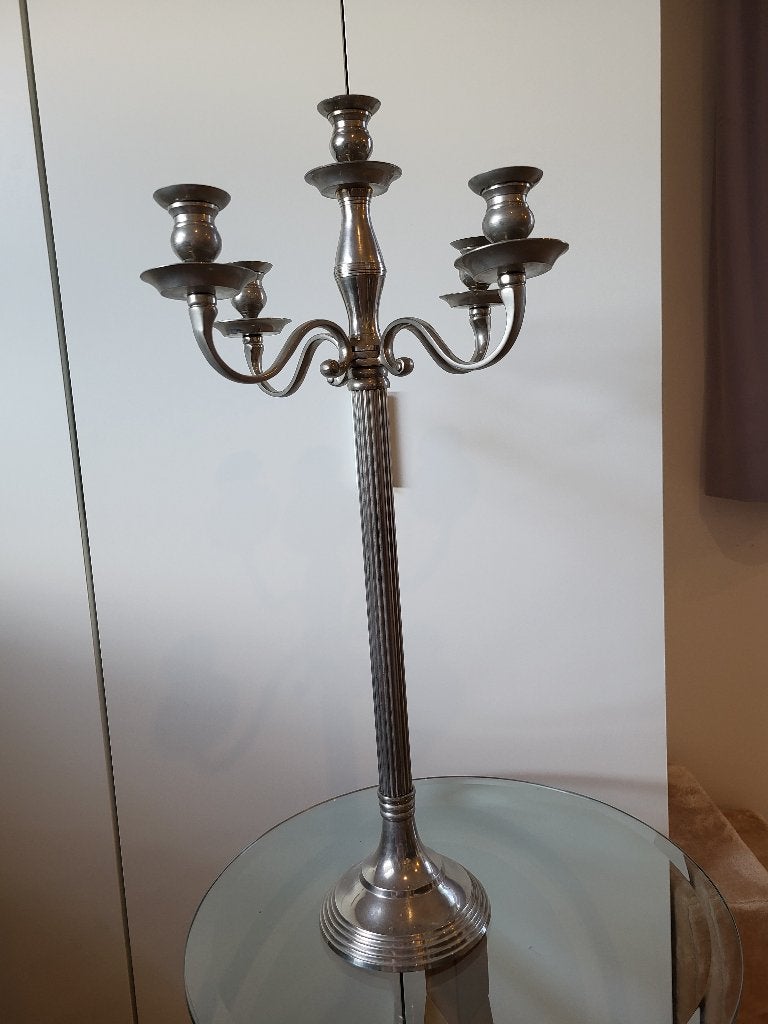 5 armige kandelaar, groot model, Ophalen