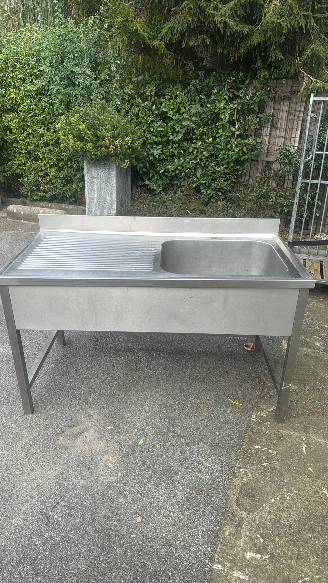 Wasbak, Ophalen, Gebruikt, Inox Meubilair