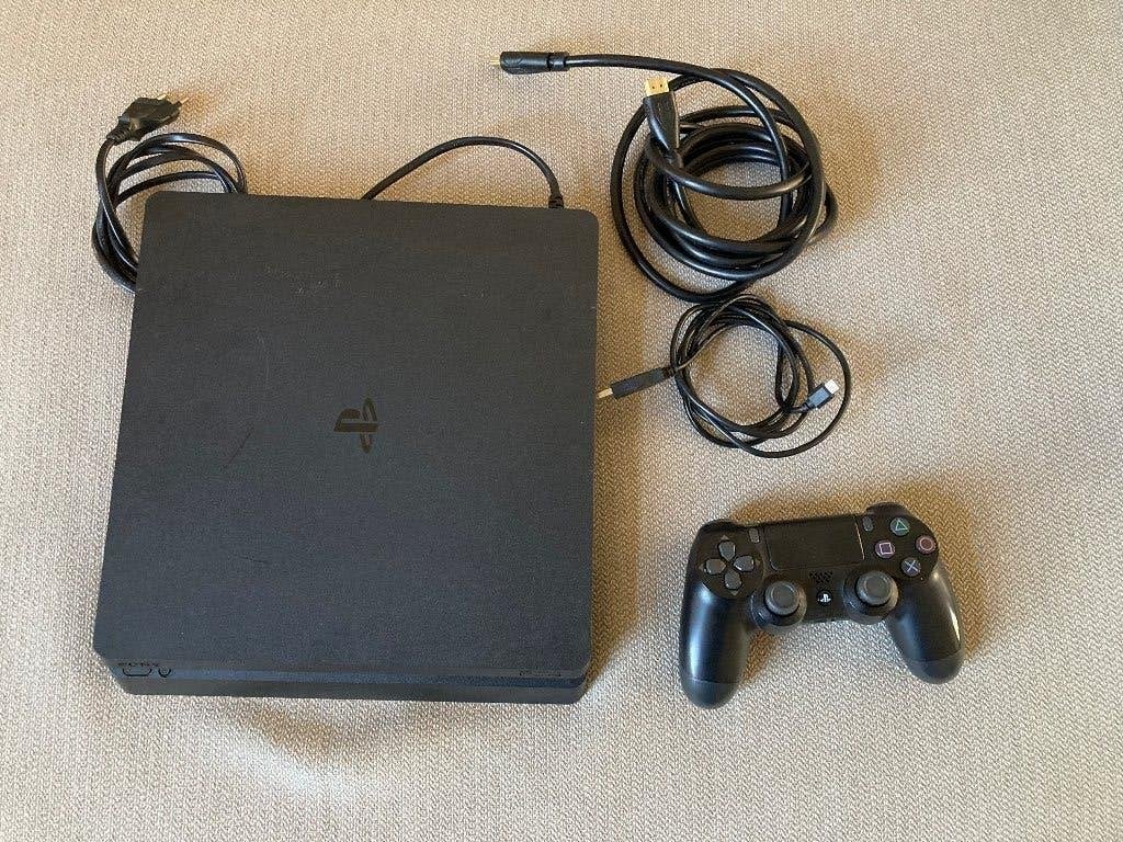 PS4 500 GB + extra controller, Consoles de jeu & Jeux vidéo, Consoles de jeu | Sony PlayStation 4, 500 GB, Comme neuf, Enlèvement