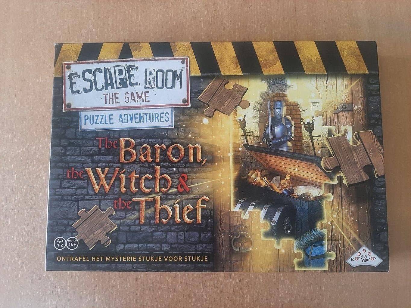 Escape puzzle adventures: The Baron, the Witch, & the Thief, Hobby & Loisirs créatifs, Enlèvement ou Envoi, Comme neuf, Puzzle