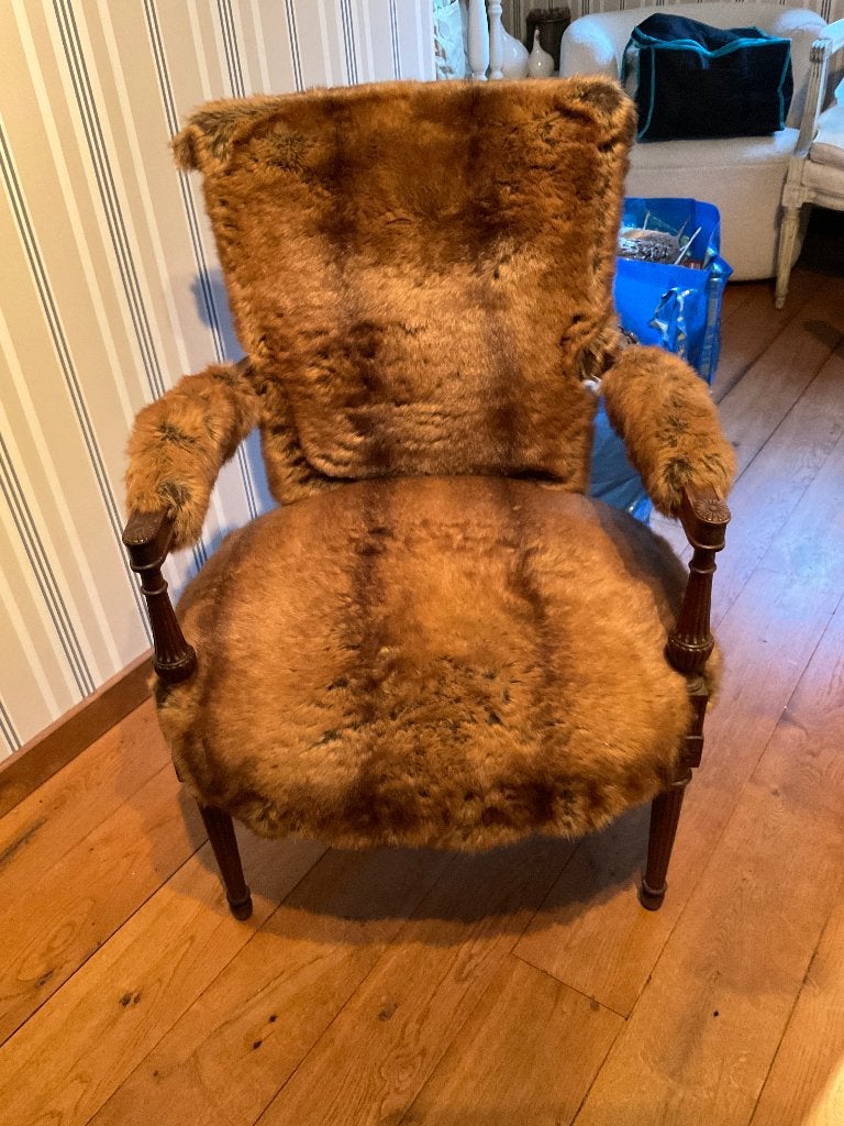 Petit fauteuil en acajou, Antiquités & Art, Enlèvement