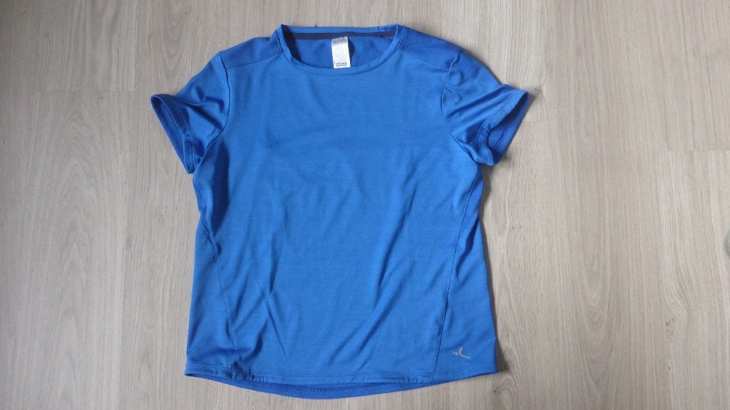 Blauw sportshirt 152 Decathlon, Gebruikt, Sport- of Zwemkleding, Ophalen of Verzenden, Quechua, Decathlon