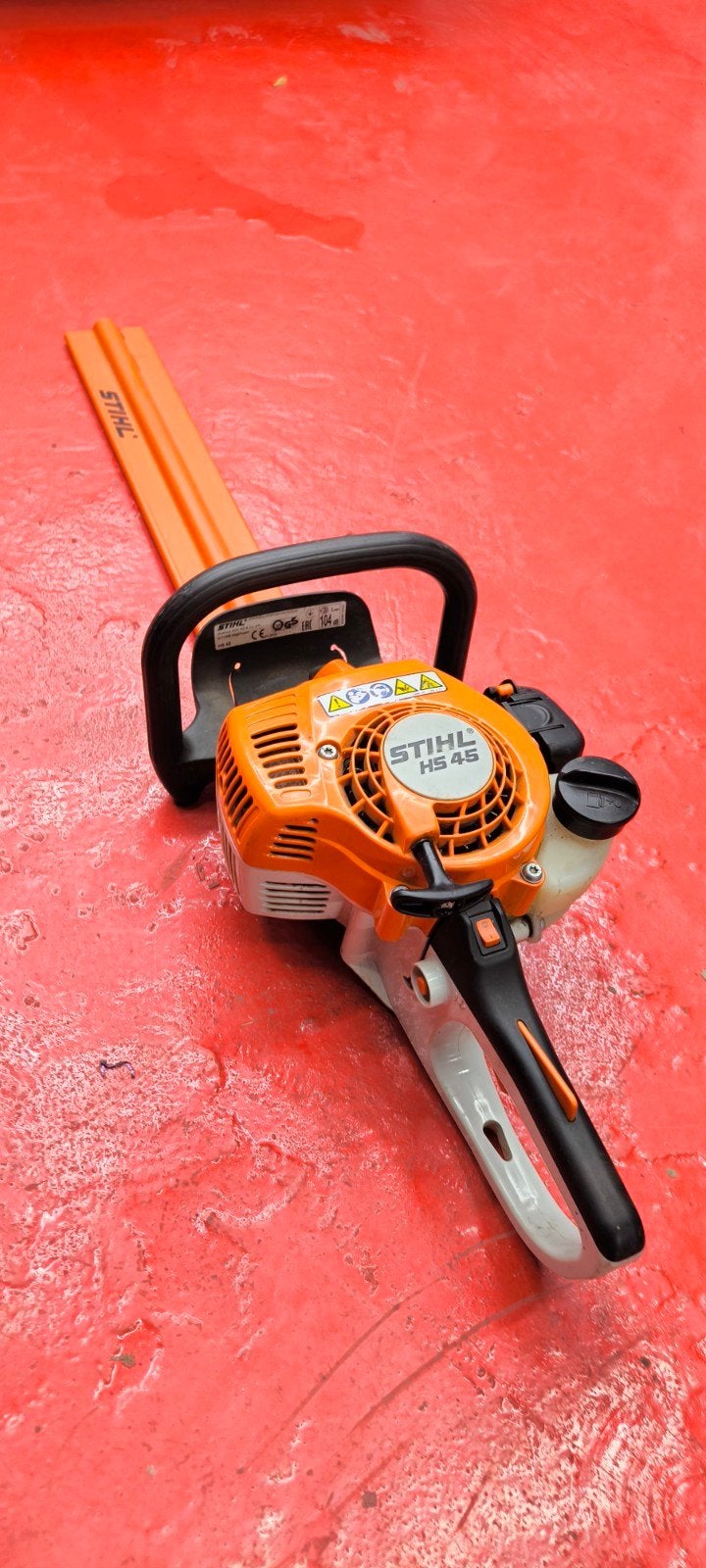 stihl HS45, Ophalen