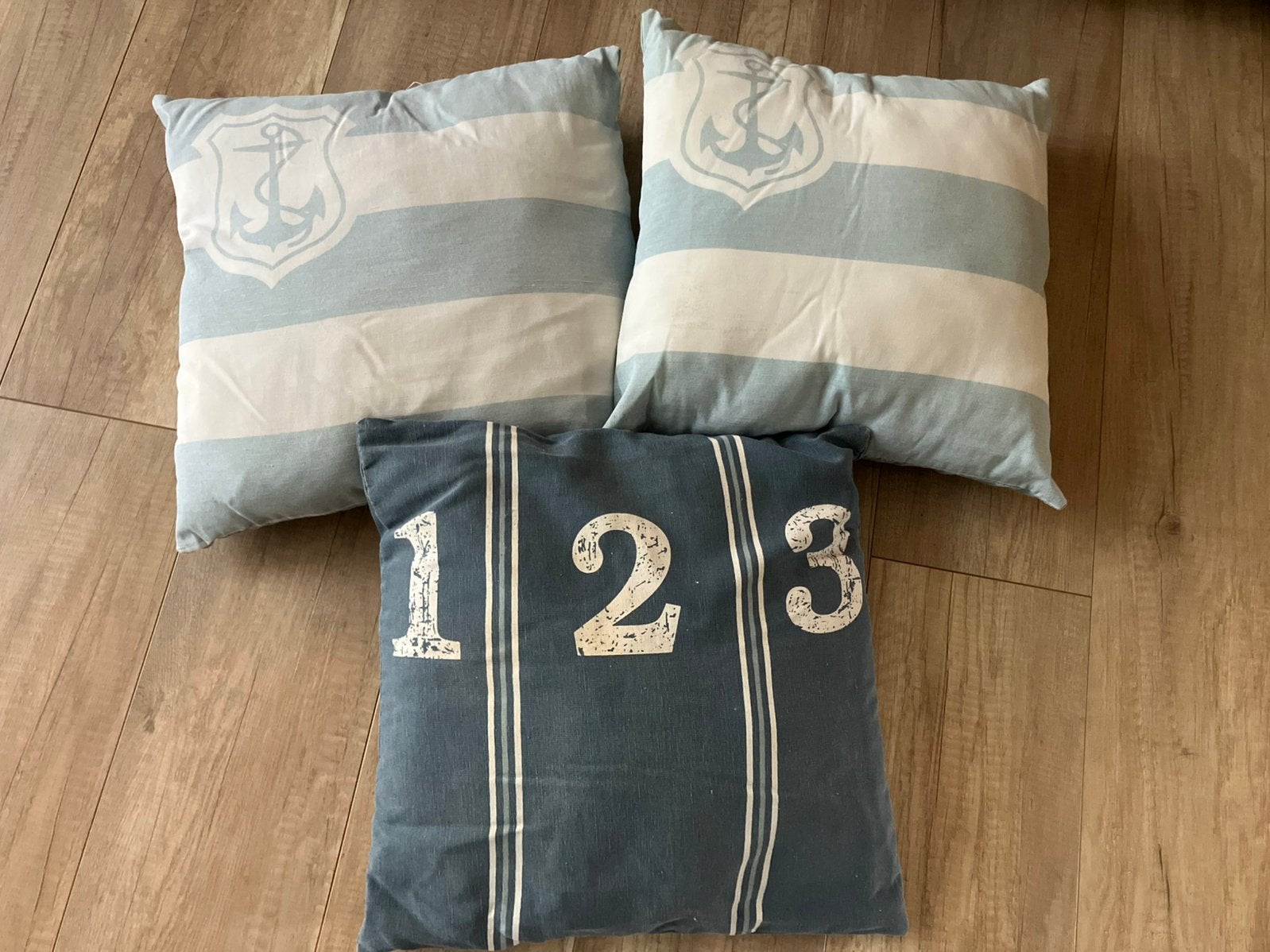 3 kussens 45x45, Huis en Inrichting, Ophalen, Gebruikt, Sierkussen