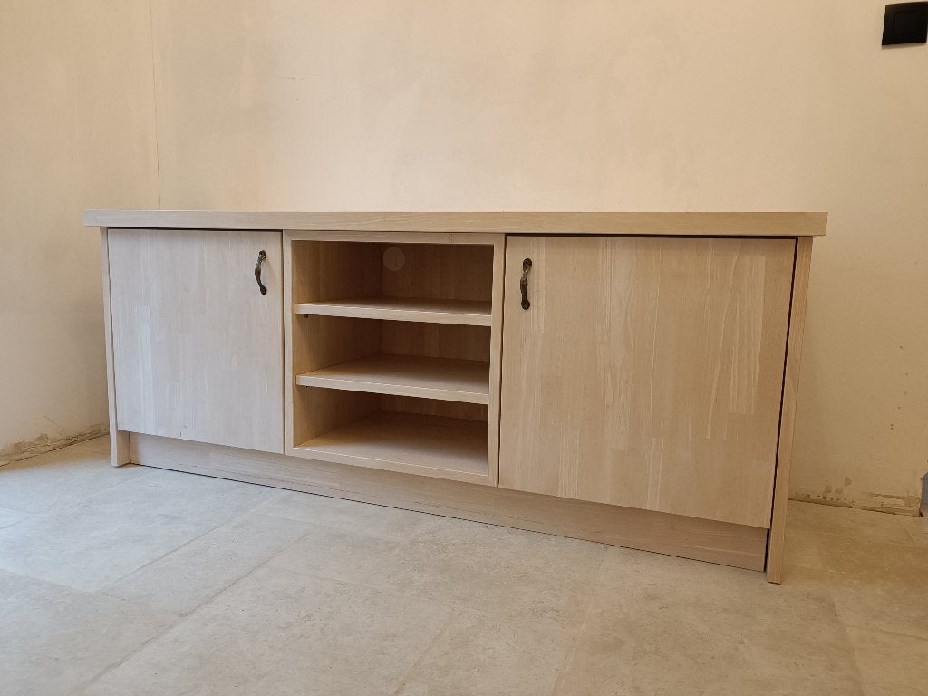 Meuble TV, Maison & Meubles, Enlèvement, Neuf, Modern warm massief