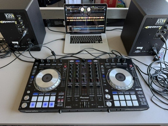 Complete DJ-set DDJ-SX + 2 boxen + Licht en rookmachine, Muziek en Instrumenten, Ophalen, Gebruikt, Dj-set, Pioneer