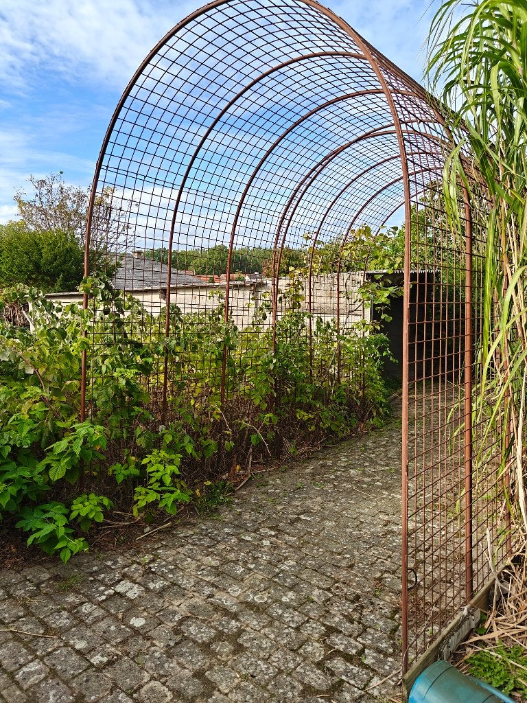 yzeren tuinboog, Ophalen, Gebruikt