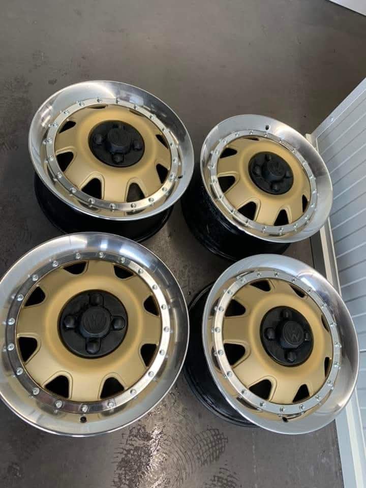 2delige custom made ats velgen 4x100, Ophalen, Overige, 16 inch, Banden en Velgen