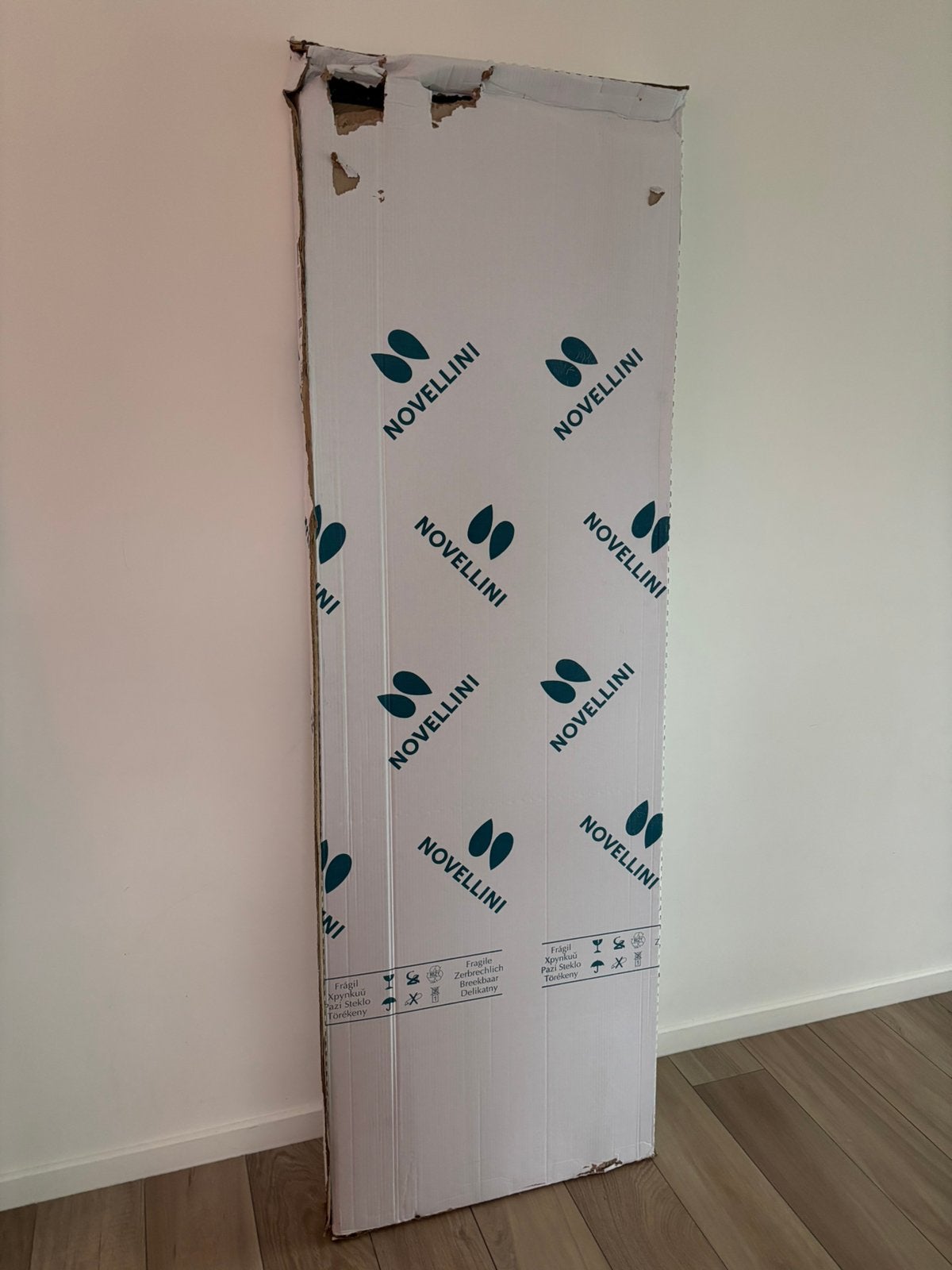 Novellini douchedeur, Doe-het-zelf en Bouw, Ophalen, Zo goed als nieuw, Glas